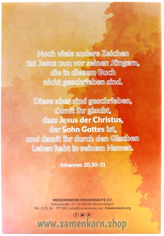 Malheft - Die Wunder Jesu Christi