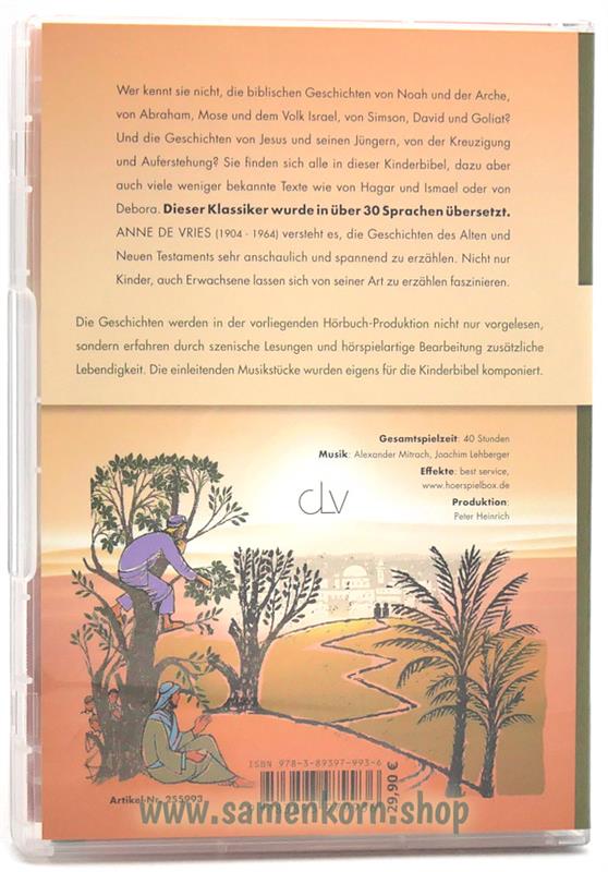 Das große Erzählbuch zur biblischen Geschichte / 4 MP3s- Hörbuch