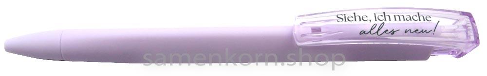 Kugelschreiber JL 2026 "Siehe, ich mache alles neu", flieder