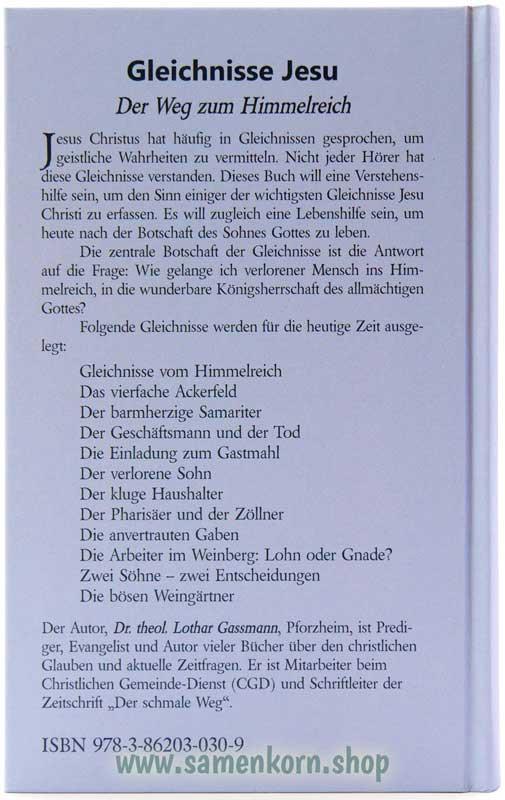Gleichnisse Jesu - Auslegung/Buch - L. Gassmann