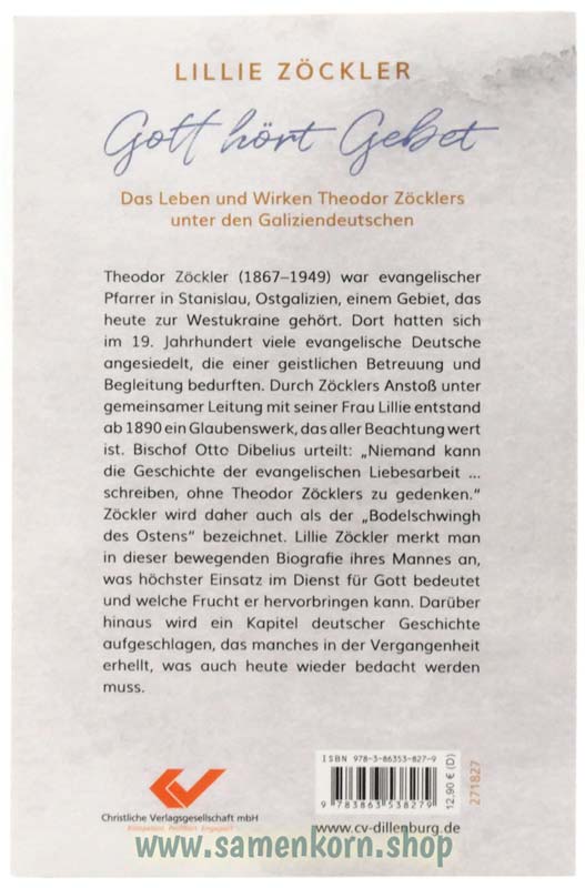 Gott hört Gebet / Buch