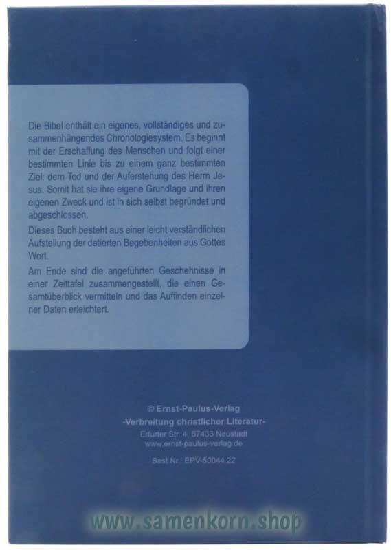 Die Chronologie der Bibel / Buch