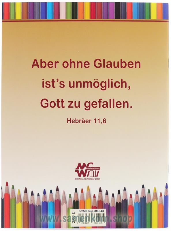 Malheft "Helden der Bibel" / Heft