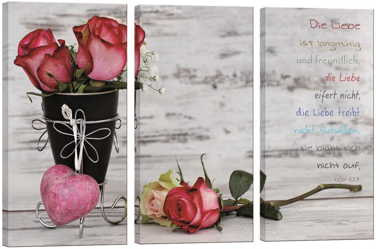 Bild "Vase mit Rosen"