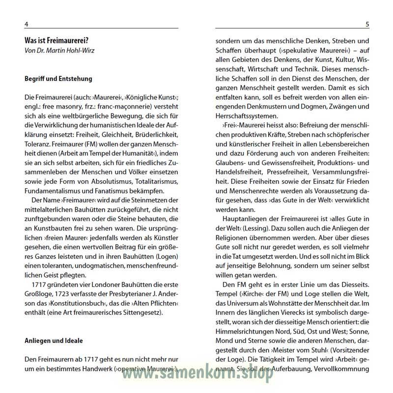 Freimaurer, Band 9  Reihe Orientierung / Heft