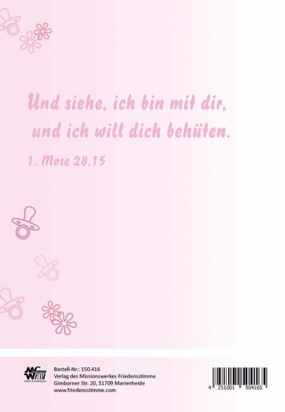Doppelkarte FS "Zur Geburt"