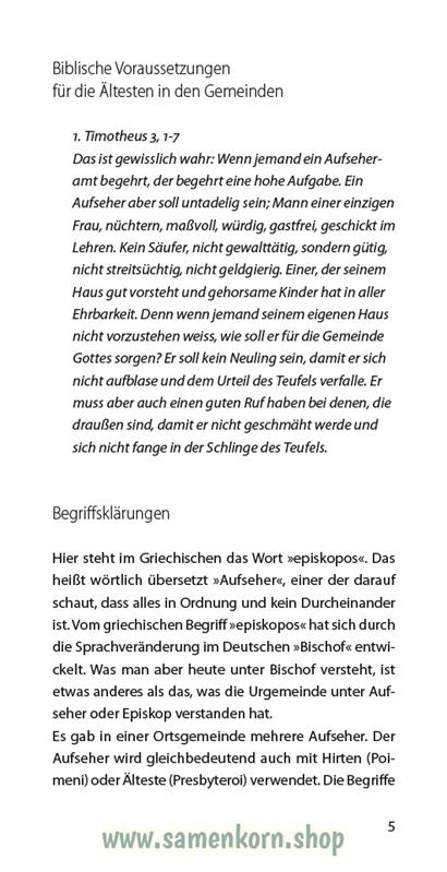 Älteste und Diakone, Band 26 Reihe Orientierung / Heft