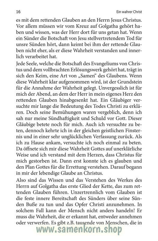 Ein wahrer Christ / Buch