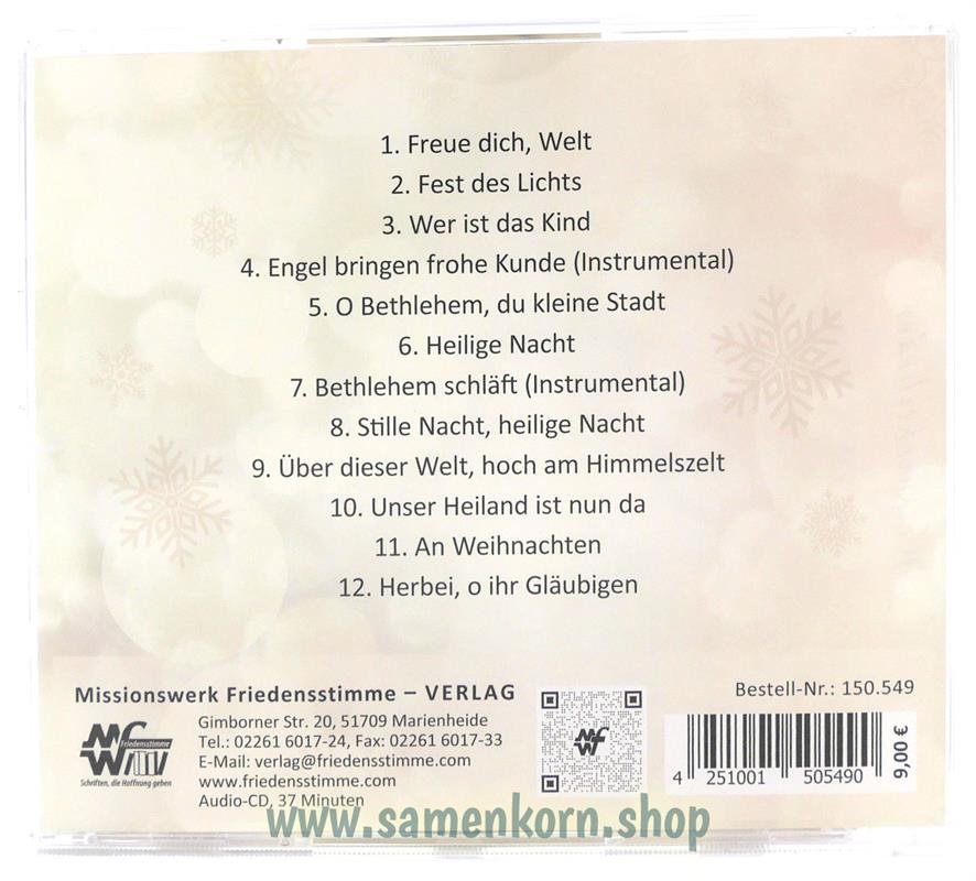 Gottes Licht ist erschienen / CD