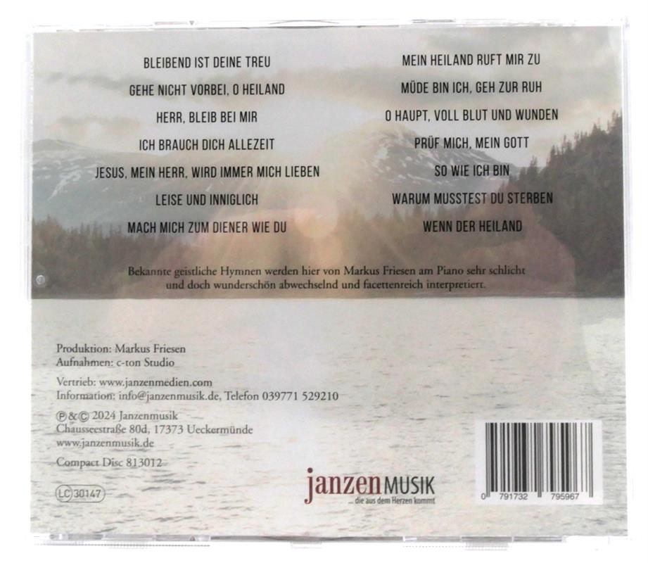 Ich brauch dich allezeit - Instrumental / CD