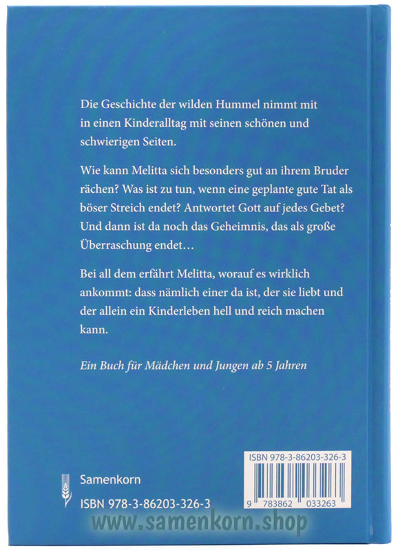 Melitta - die wilde Hummel / Buch