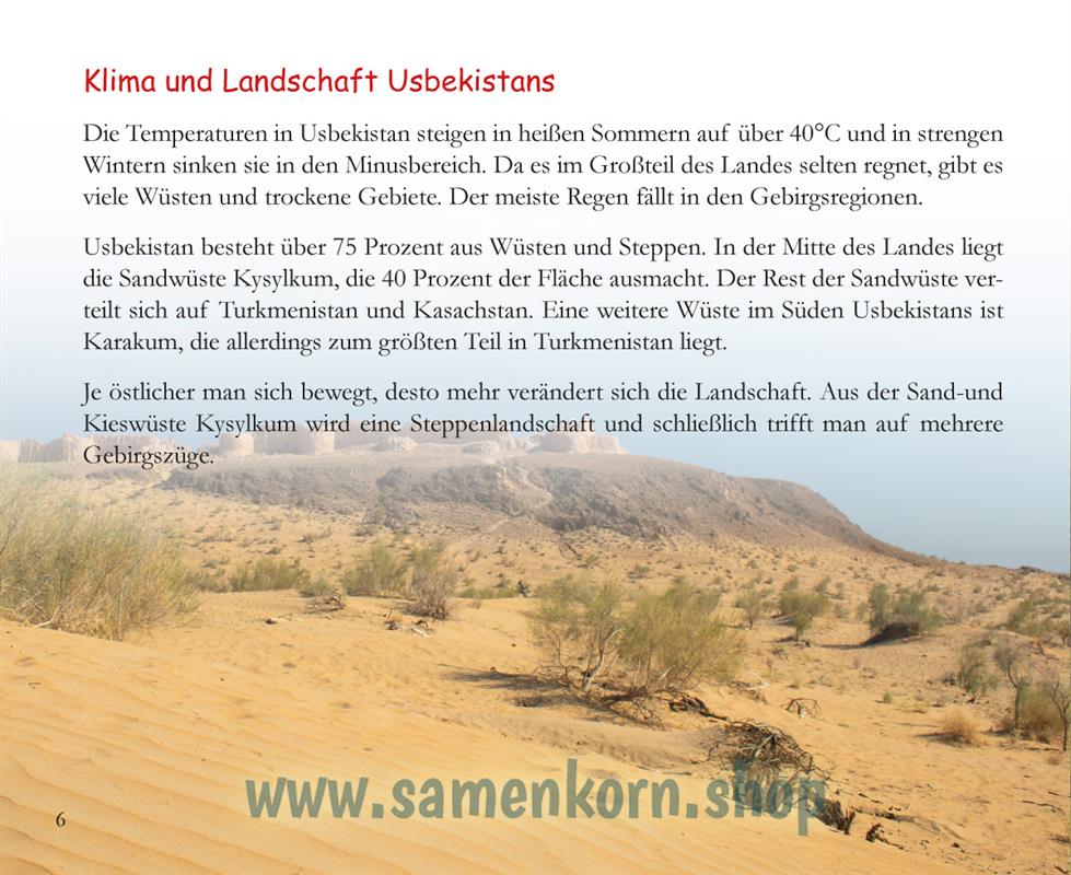 Das himmlische Brot - Kinder in Usbekistan / Heft