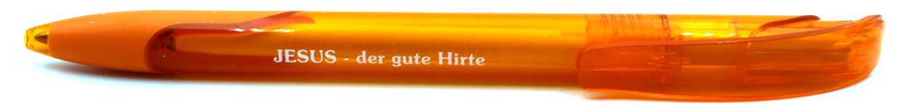 Kugelschreiber "Jesus - der gute Hirte", orange