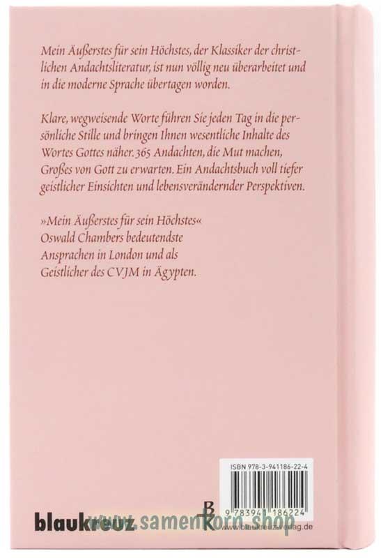 Mein Äusserstes für sein Höchstes / Andachtsbuch/Hardcover