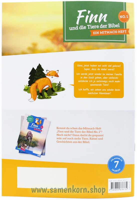 Finn und die Tiere der Bibel 1 / Heft