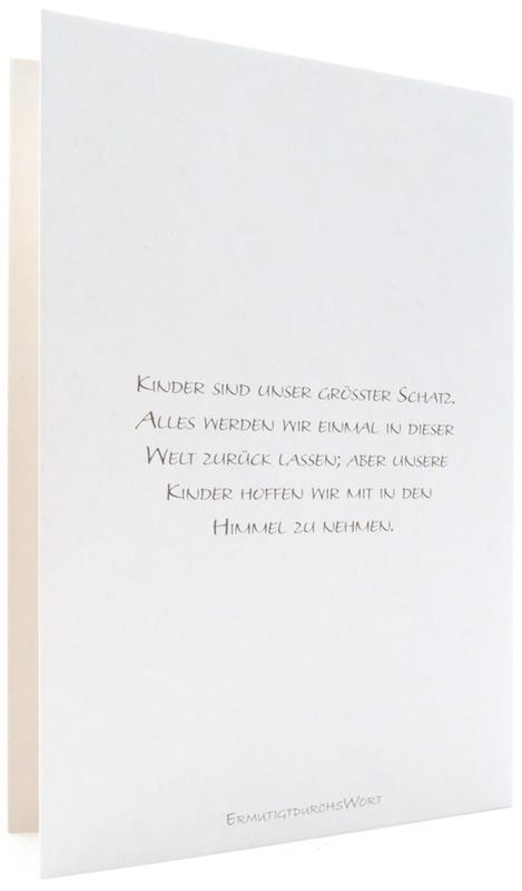 Doppelkarte "Herzlich willkommen kleines Wunder"