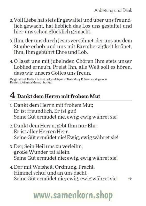 Singt von Jesus! / Gemeinde-Gesangbuch (Großdruck)/Liederbuch