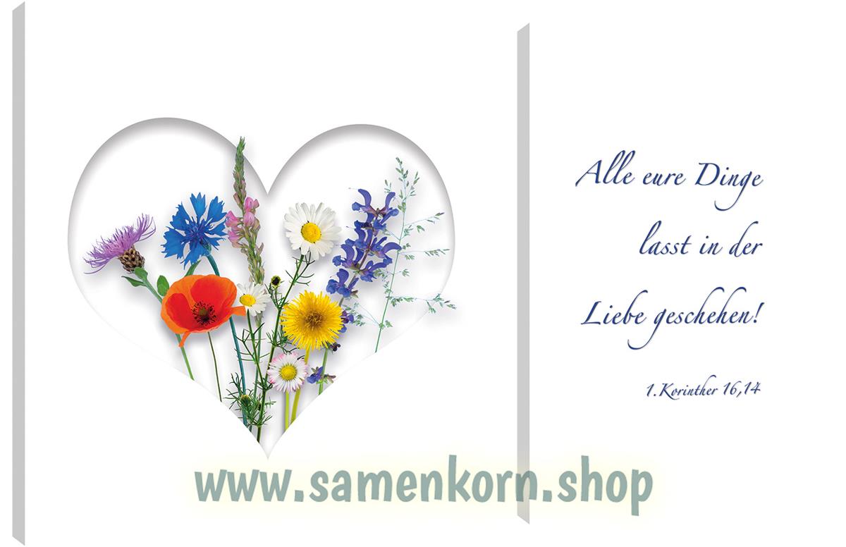 Bild "Wiesenblumen im Herz"