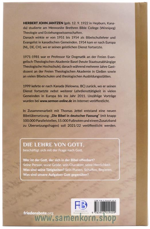 Die Lehre von Gott - Bd. 2 / Buch