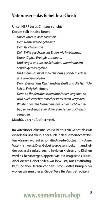 Vaterunser, Band 31  Reihe Orientierung / Heft