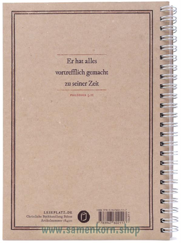 Notizbuch - Stille Zeit mit dir, Wappen
