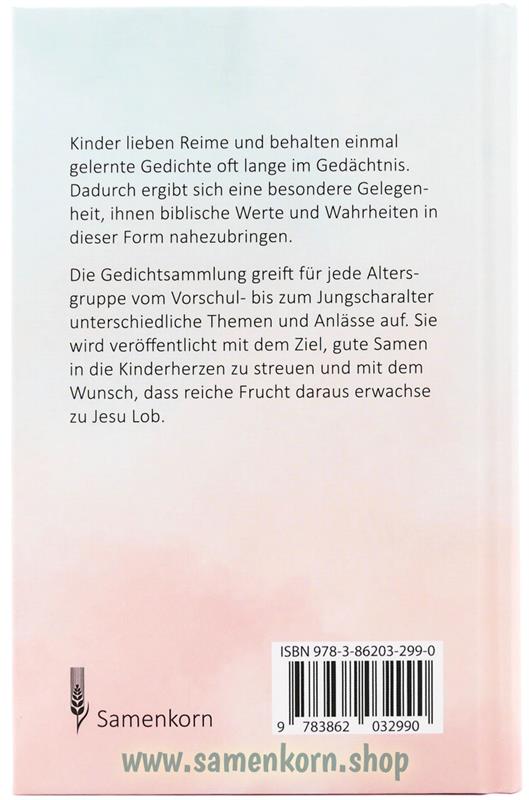 Hab Dank, Herr Jesus! - Kindergedichte / Buch