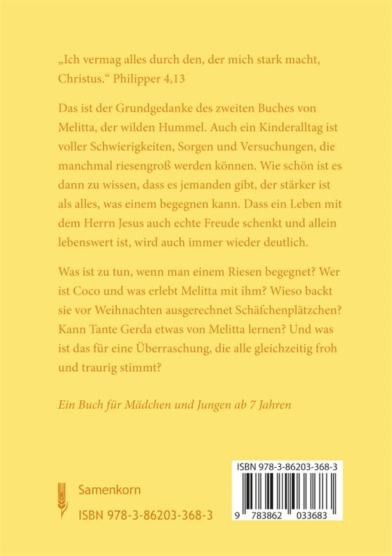 Melitta – die Hummel kommt in die Schule / Buch