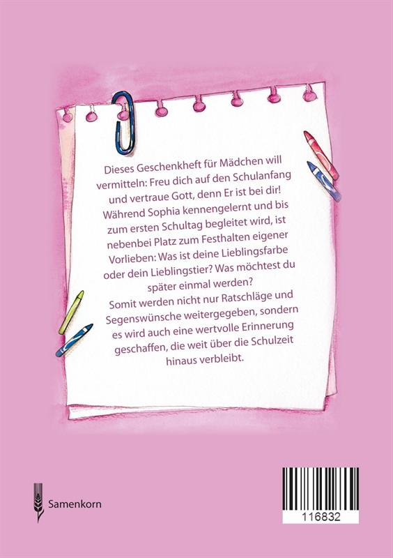 Jetzt bist du ein Schulkind - Mädchen / Heft
