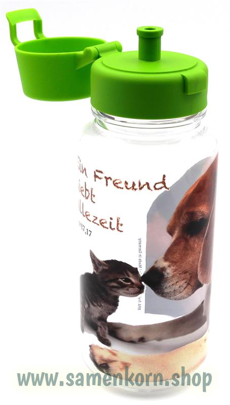 Trinkflasche "Freund" grün