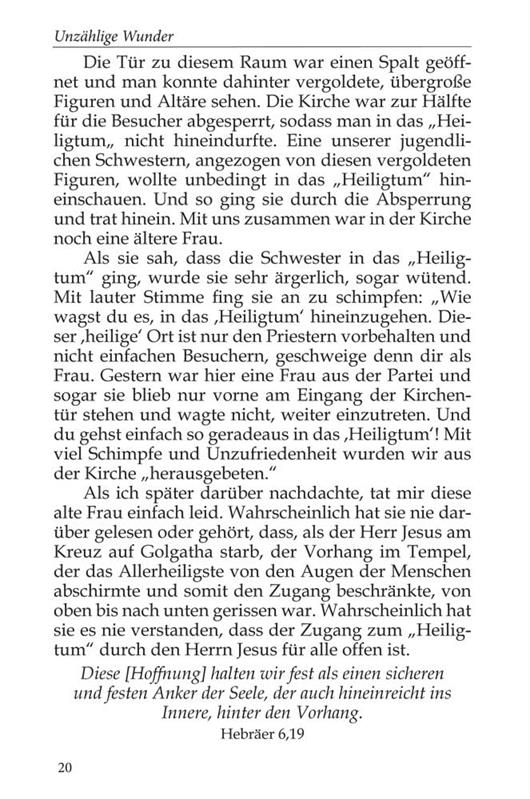 Unzählige Wunder / Buch