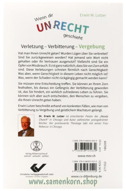 Wenn dir Unrecht geschieht / Buch