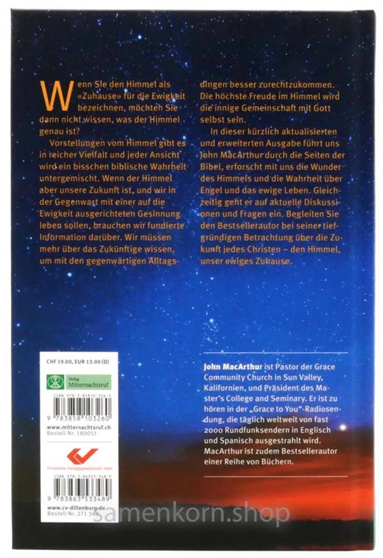 Die Herrlichkeit des Himmels / Buch