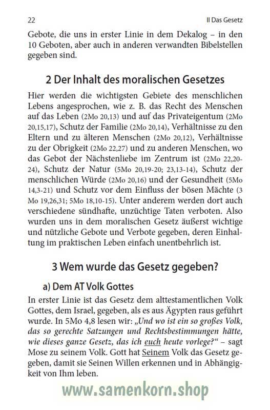 Das Gesetz und die Gnade / Buch