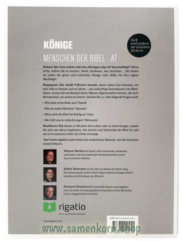 Könige. Menschen der Bibel / Buch