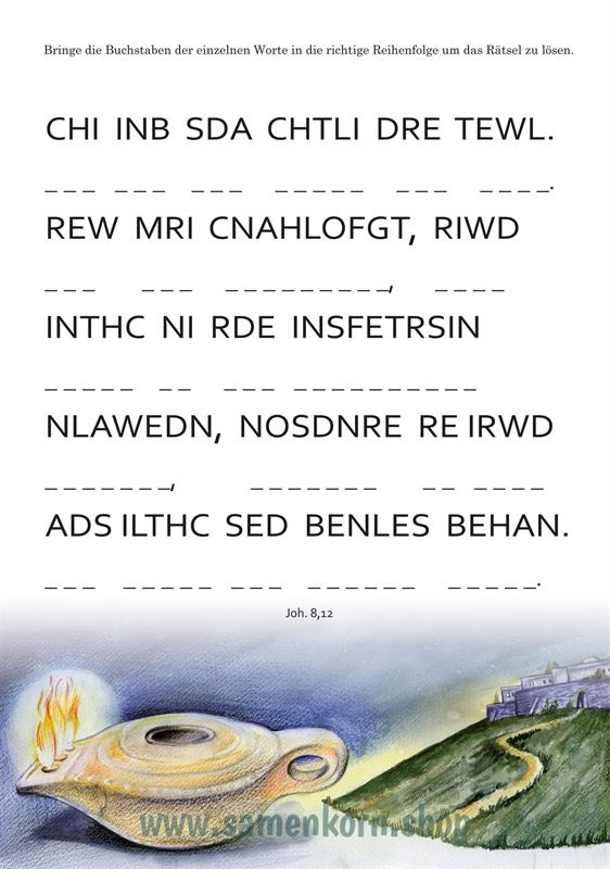 Jesus ist ... / Die Eigenschaften Jesu in Bildern und Rätseln