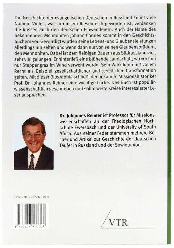 Johann Cornies / Buch