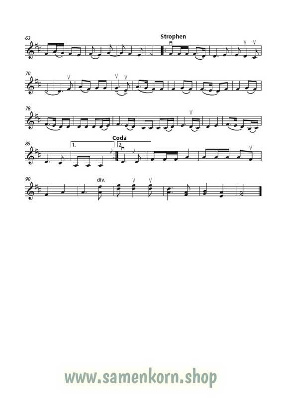 Advents- und Weihnachtsmelodien / Stimmenauszüge II.Violine