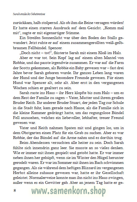 Sarah entdeckt Geheimnisse / Buch