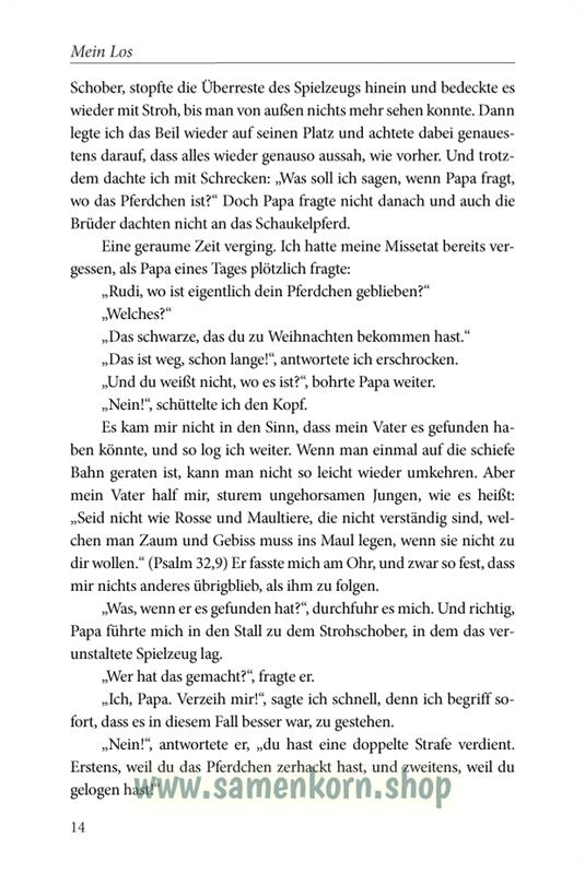Mein Los / Buch
