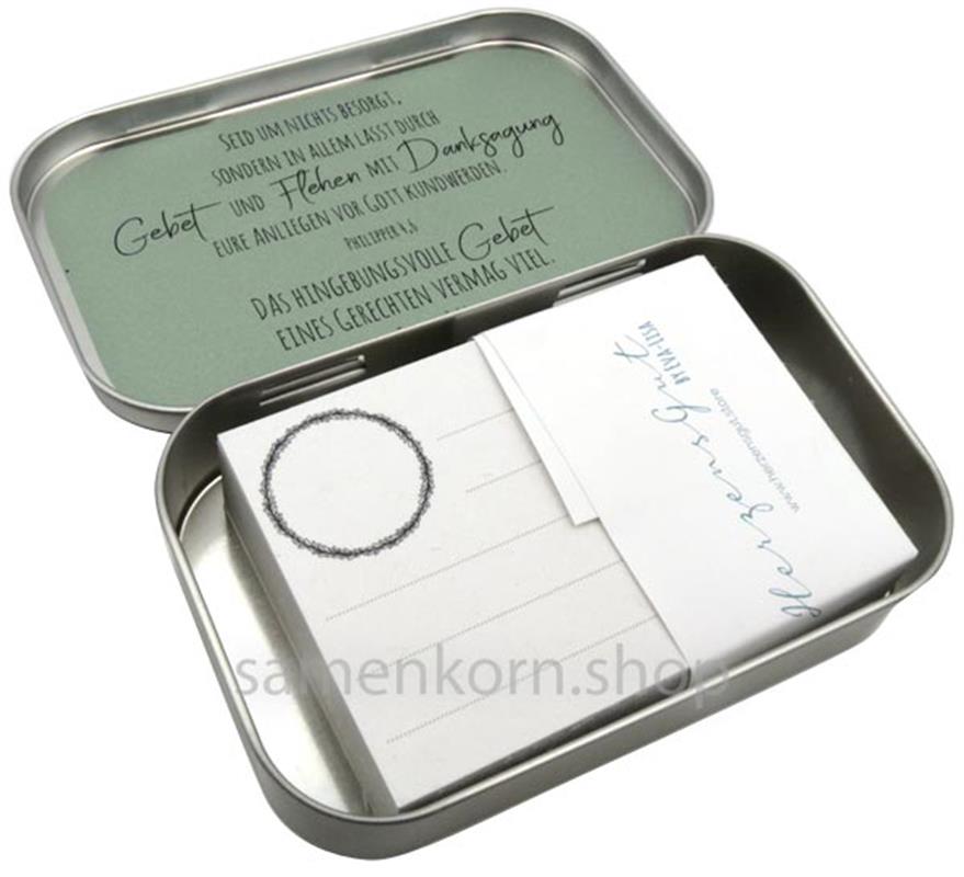 Prayerbox "Schwarzer Kranz - wreath in black"