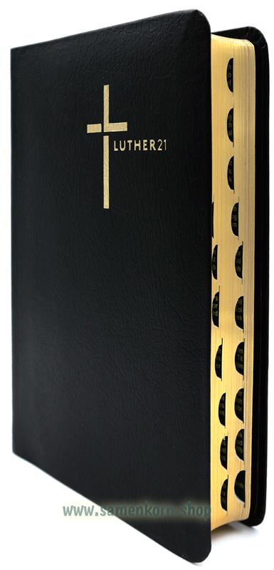 Luther21 - Taschenausgabe - Lederfaserstoff schwarz, GS, GR / Buch