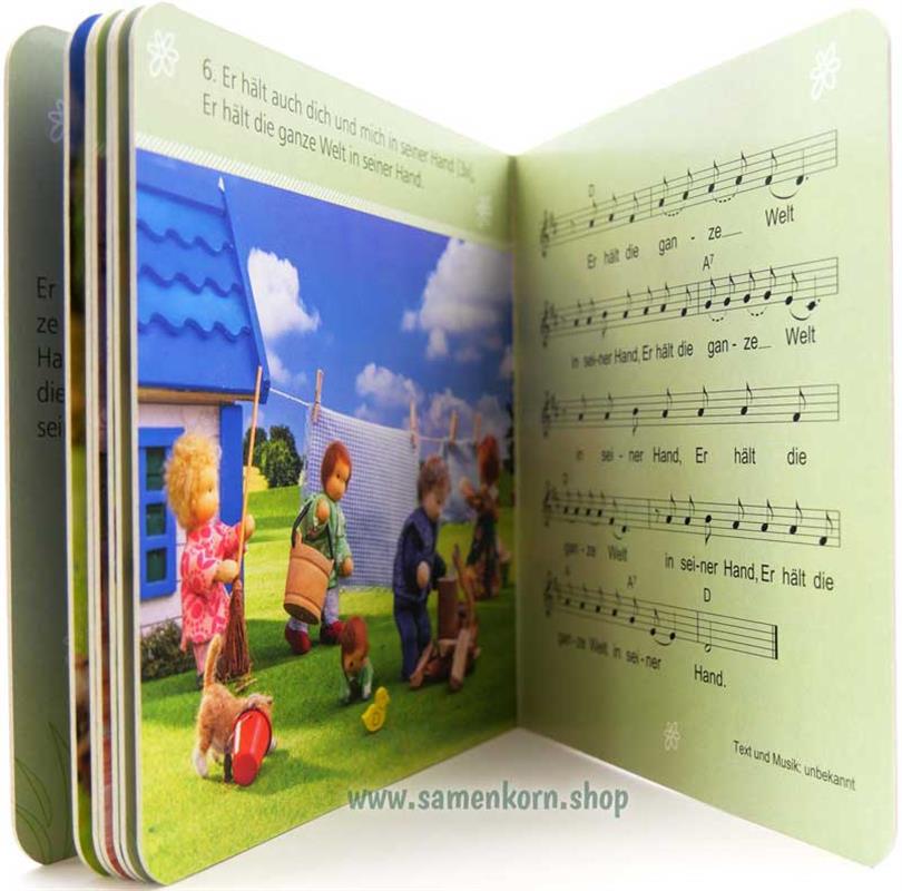 Er hält die ganze Welt in seiner Hand / Pappebuch