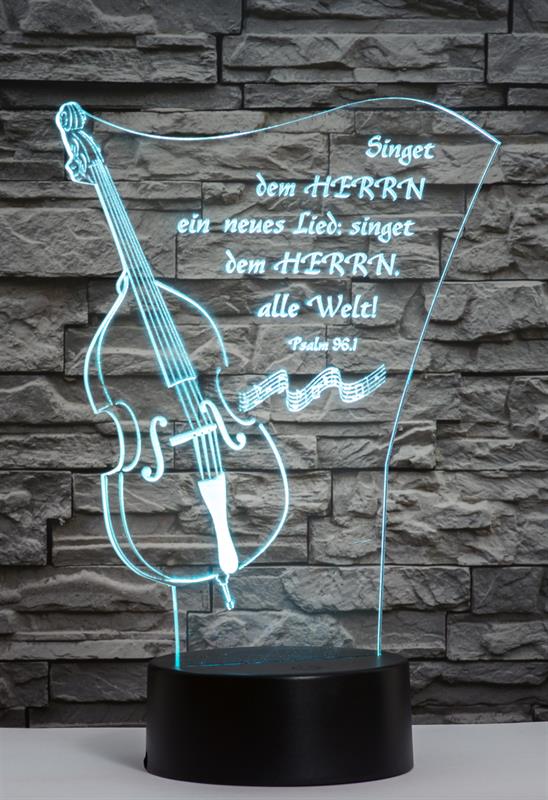 LED-Lampe „Kontrabass “