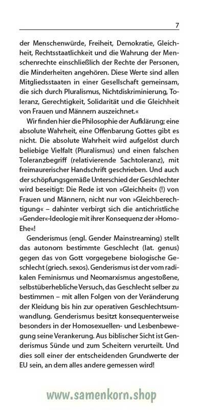 Europäische Union - das Ende der Freiheit, Band 19  Reihe Orientierung / Heft