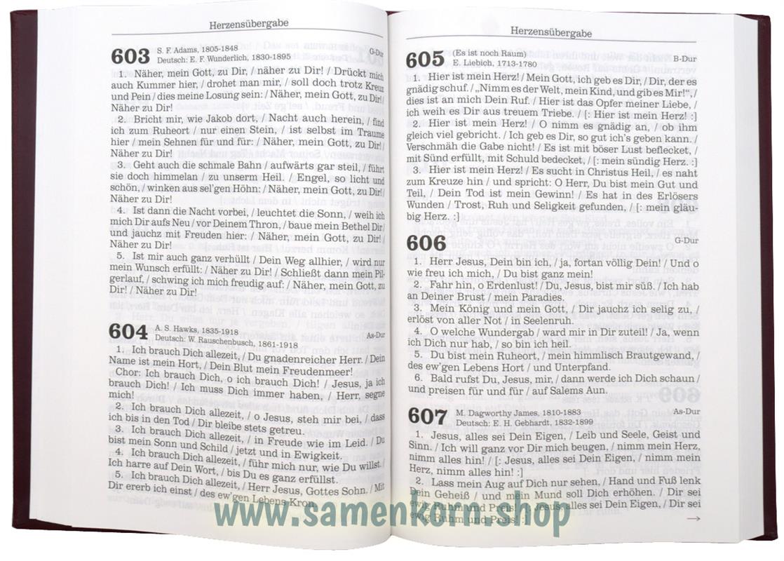 Liederbuch (rot) / 1311 Lieder in Großdruck
