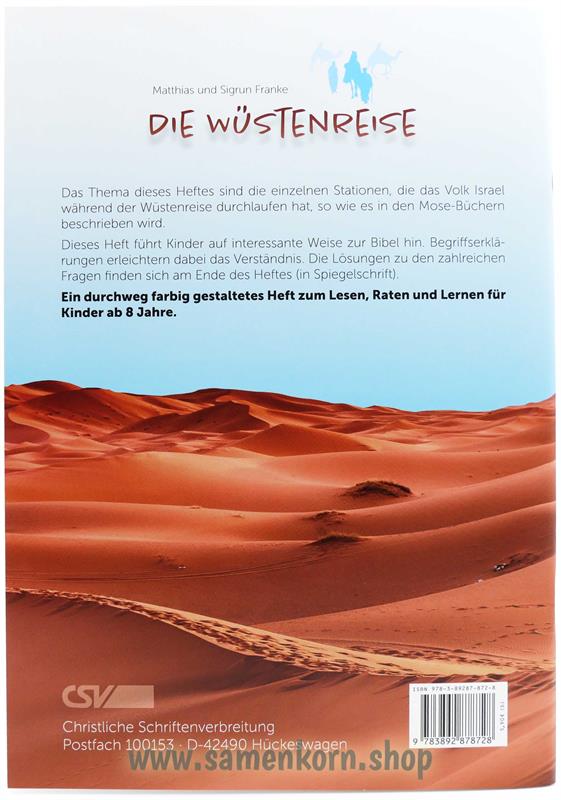 Die Wüstenreise / Heft