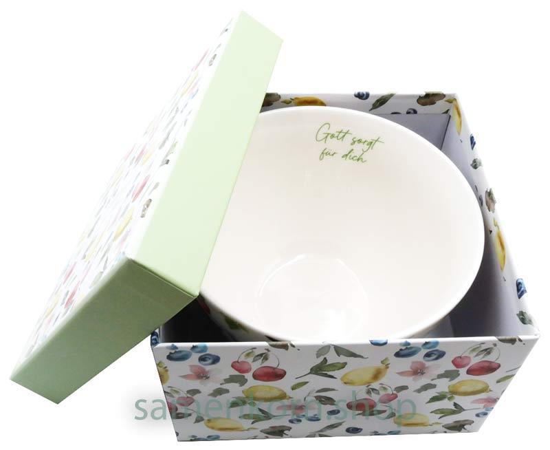 Müslischale "Gott sorgt für dich"