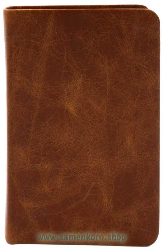 Elberfelder Pocketbibel, Leder Unique, Toffee braun/ Buch