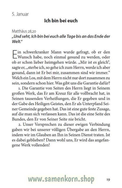 Brocken vom Lebensbrot / Andachtsbuch