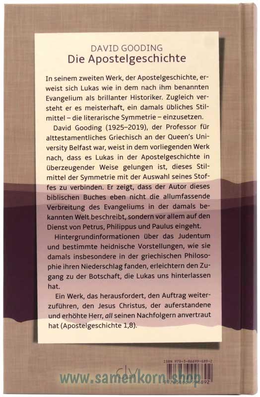 Die Apostelgeschichte / Buch
